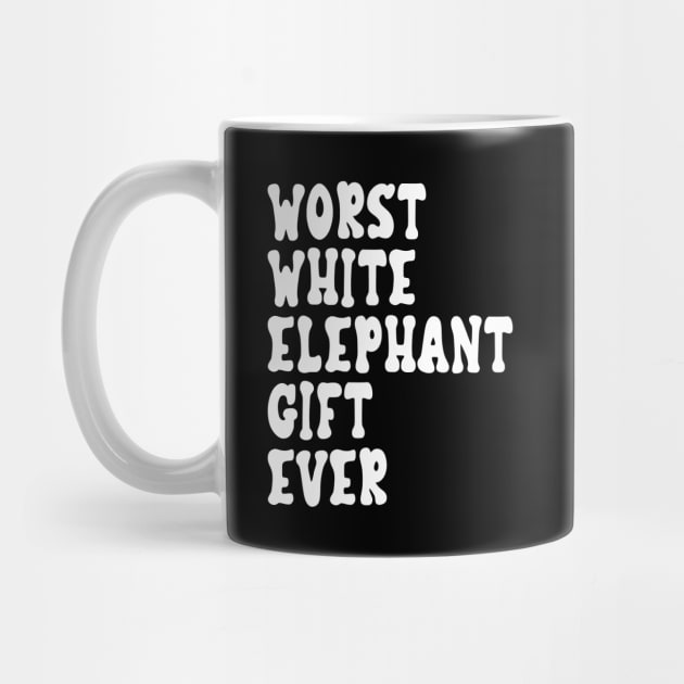 Humorous Worst White Elephant Gift Ever for Adults by Estrytee